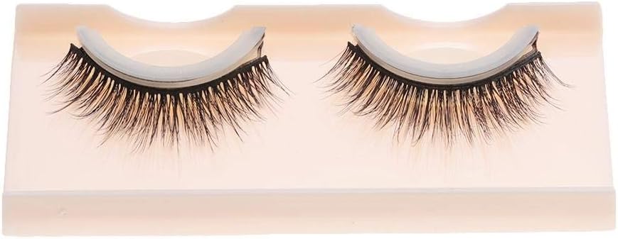 False Eyelashes, 3D Professional Self Adhesive Eyelashes No Stimulation False Eyelashes Extension Handmade False Eyelashes Set, Reusable, Soft and Comfortable, Makeup Thick Fake Eye Lashes(3D-04) - Image 3