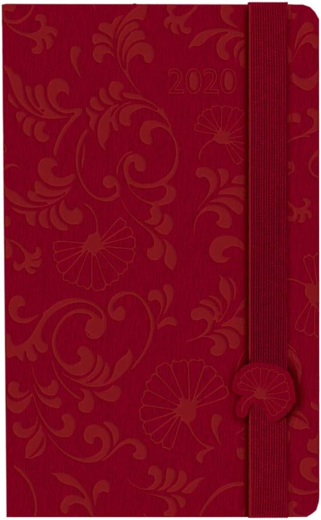 Idena Lady 2020 11431 Agenda 135 x 215 mm Embossed Flower