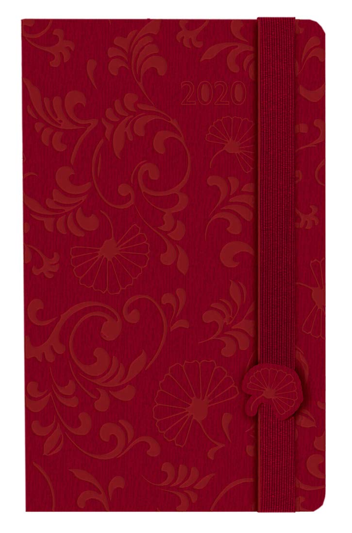 Idena Lady 2020 11431 Agenda 135 x 215 mm Embossed Flower