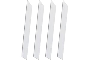 Uxney 6061 Aluminum Bar，1/8" Thickness x 1" Width x 12" Length Rectangle Aluminum Flat Bars T6511 Solid New Mill Stock for Industrial Building，4 Pcs