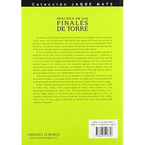 Practica De Los Finales De Torre /Practical Book Endings (Jaque Mate) (Spanish Edition)