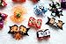 yagopet 50pcs/Pack Dog Hair Bows Halloween Styles Mixed Dog Bows for Holidays Rhinestone Centre Pet Dog Grooming Bows Supplies Dog Hair Accessories