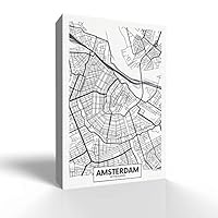 signwin-Canvas Wall Art-Amsterdam-Canvas Prints Home Artwork Decoration for Living Room,Bedroom - 12x18 inches