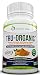 Wellness Daily TRU-ORGANIC Turmeric Curcumin with Bioperine 1300mg Supplement, 60 Capsules