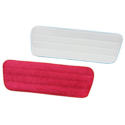 Homgaty 3 Pack Microfiber Dust Mop Washable Pads Cleaning Mop Refill