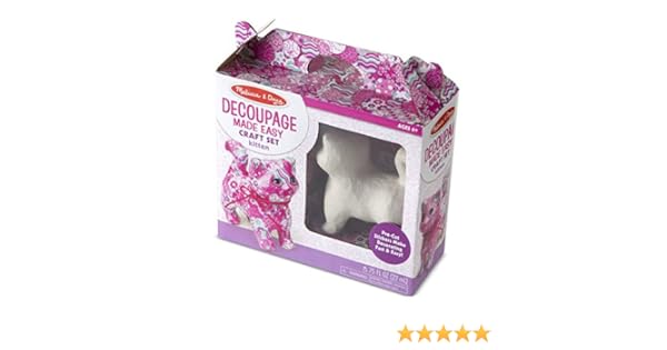 melissa and doug decoupage kitten