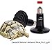 MOTINA Reptile Heat Lamp 100W 110V Ceramic Infrared Heat Emitter for Pet Coop Reptile Turtle Brooder Heater Bulb（Black）