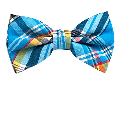 5 PC Mens Assorted Pattern Pre-Tied Adjustable Neck Tie Bowties - Thumbnail 4
