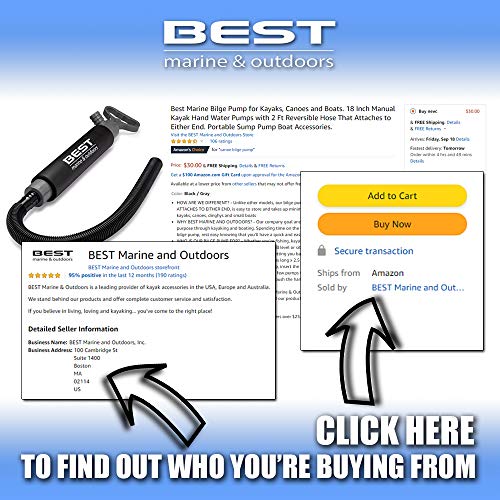 Best Marine Manual Bilge Pump Portable Hand Water Pump with 2ft Hose