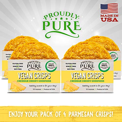 Proudly Pure Parmesan Cheese Crisps Keto Snacks Zero Carb Crunchy