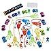 Birthday Party Favors Toy Kit 30 pcs - Happy Birthday Party Favors, Kids Toys, LED Light Up Toys, Sticky Hands, Pull Back Race Cars