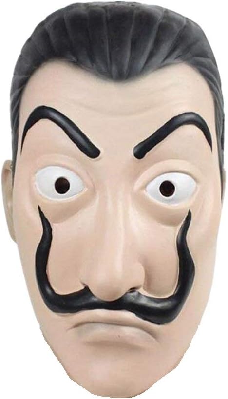 Salvador Dali Mask Cosplay Movie Prop Face Latex Mask Halloween Costume Mask