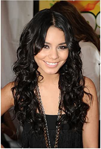 Vanessa Hudgens Close Up Smile With Hair Down In Black 8 X 10 Inch