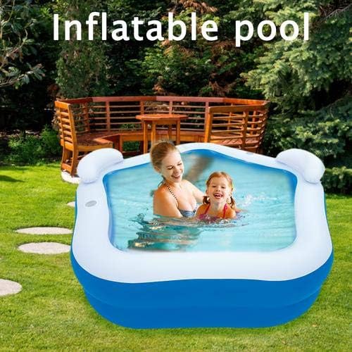 inflatable pool with seats and cup holders