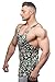 Jed North Bodybuilding Tank Top Gym Stringer Y-Back Muscle Racerback,Camo,Large