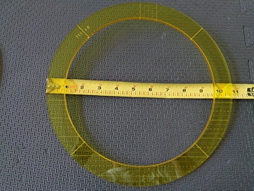NGOSEW Quilting Template Ruler 5mm Nesting Rings for Long Arm, High Shank Machines