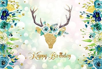 Amazon Com Yeele 6x4ft Reindeer Head Boy Birthday Photography
