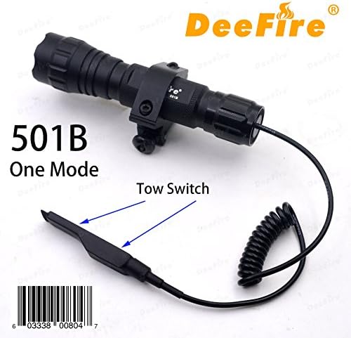DeeFire 501B Flashlight One Mode 1000 Lumens Bright XM-L2 led Flashlight Torch Tactical Flashlight Lamp
