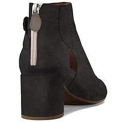 MOOMMO Women Open Toe Booties Sandals Heel Black
