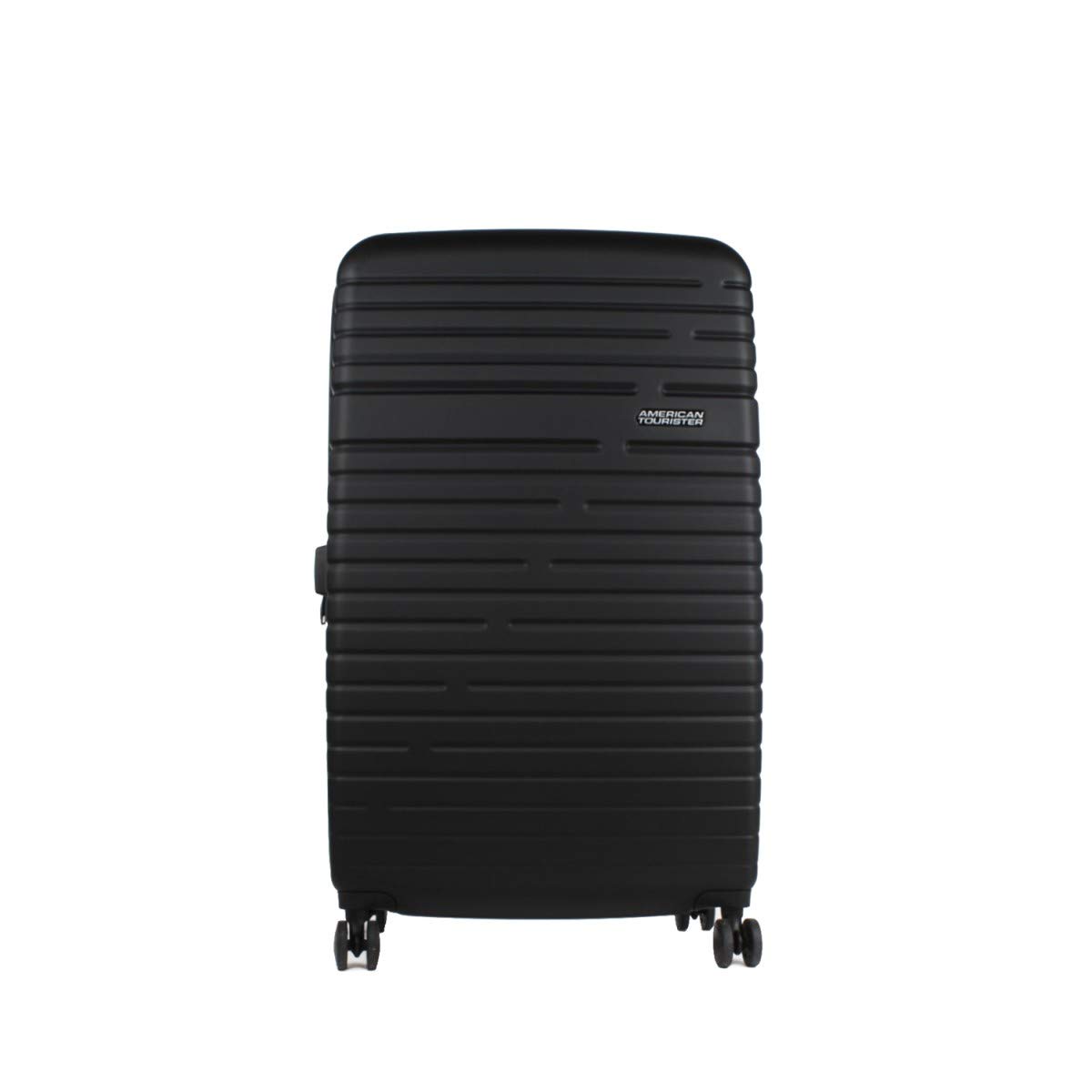 American Tourister Aero Racer Spinner 68 Expandable - 3,6 Kg Suitcase, cm, 75.5 liters, Black (Jet Black)