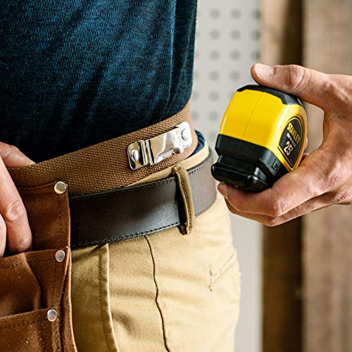 Tool Belt, Nail Apron, Waist Apron with Hammer Loop Tape Measure Clip, Waxed Canvas 5Pocket