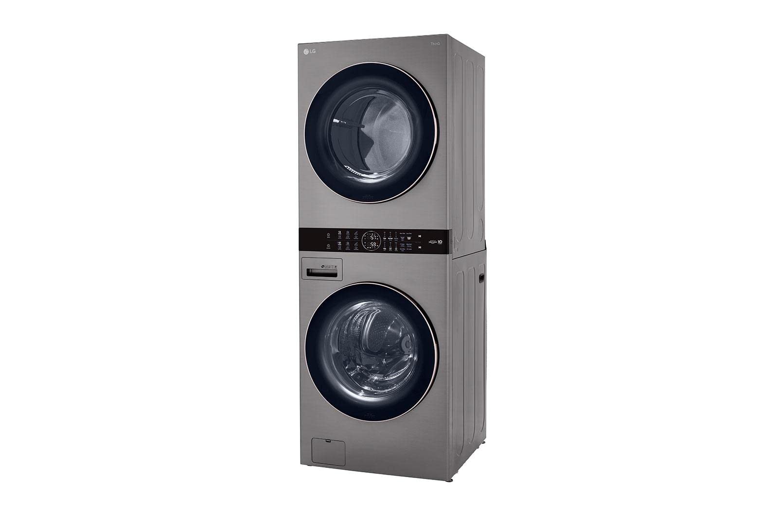 Single Unit Front Load LG WashTower? with Center Control? 4.5 cu. ft. Washer and 7.4 cu. ft. Electric Dryer