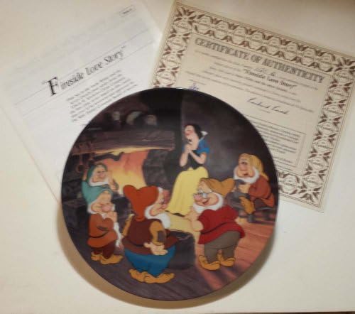Disney Collector Plate Knowles Snow White "Fireside Love Story"