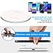 UGpine Type C Wireless Charger,Qi Wireless Charging Pad Fast Charge for Samsung Galaxy Note 8 S8 S8 Plus S7 S7 Edge Note 5 S6 Edge Plus and Standard Charge for Apple iPhone X/8/8 Plus, White