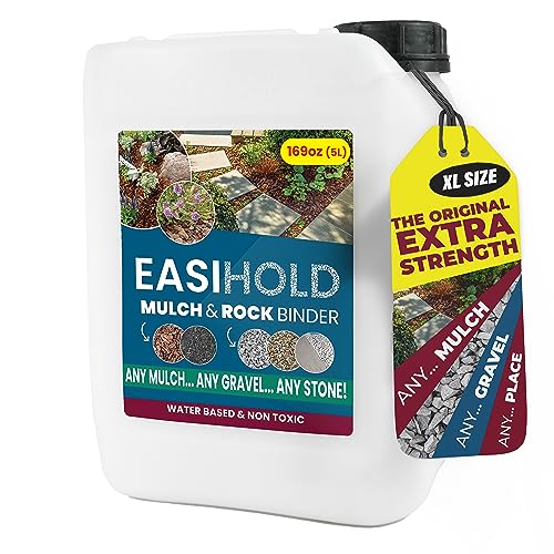 EASIHOLD Rocks 1.3 Gal Gravel Glue for Pea Gravel, Rock Glue and