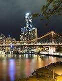 Notebook: Story Bridge Brisbane Queensland Australian Australia Night Lights by Wild Pages Press