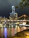 Notebook: Story Bridge Brisbane Queensland Australian Australia Night Lights by Wild Pages Press