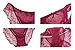 CozyWow Womens Sexy Lace Back Underwear Briefs Lingerie Panties (XL, 3Colors)