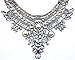Lovage Vintage Anti Silver Tone Long Boho Statement Necklace Bohemian Indian Jewelry for Women