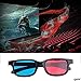 Solarson 3D Glasses with Case Red Blue 3D Glasses for All 3D Movies Games TV Light Simple Designthumb 4