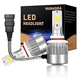 LED Headlight Bulbs Headlight bulb 9005 Hb3 All-in-One Conversion Kit Led headlights 9005 Hb3 with COB Chips 8000 Lm 6500K Cool White Beam Bulbs IP68 Waterproof