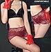 MWMart Women's Sexy Lace Panties High-Rise Tummy Control Lingerie Underwear Briefs Floral Lace Boy Shorts
