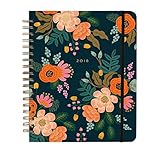 Rifle Paper Co 17 Month Agenda 2018 (Spiral Planner) (Jumbo, Lively Floral)