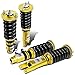 Compatible with Honda Civic Suspension Strut Damper with Coilover Complete Kit ED EE EF(Black & Gold)