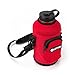 45 Degree Latitude Beer Growler 64oz Protective Carrier Tote Red Nylon & Neoprene Sleeve with Shoulder Strap (Bottle Sold Separately) - Red