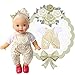 bbww Set of 6 Handmade Lovely Baby Doll Clothes Dress Outfits Costumes for 14-15-16 Inch American Girl Cloth Holiday
