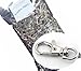 Rockin Beads Brand Nickle Plated Lobster Claw Swivel Clasps for Key Ring 38x16mm(1 1/2"x5/8") (50 Pack)