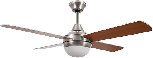 TECHBREY Ventilador de Techo Navy Madera 60W Madera: Amazon.es: Iluminación