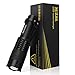 MIZOO Flashlight Mini LED Torch Zoomable Ultra Bright Aluminium Structures Waterproof with Flashlights Case