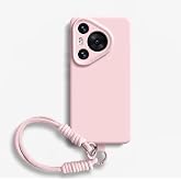 Case for Huawei Pura 70 Ultra,Liquid Silicone Shockproof Cover With Lanyard | Soft TPU Plain Simple Cover, Anti-Scratch Microfiber Lining Full CoverageProtective Case with Anti-Loss Phone Wrist Strap