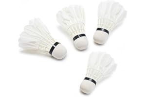 Bringsine 4pcs LED Badminton Shuttlecock Dark Night Glow Birdies Lighting for Indoor Sports Activities