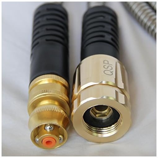 Quality Source Products 50' Metal Garden Hose with Brass Sprayer - Thumbnail 3
