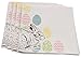Xia Home Fashions Bunny Eggs Printed Easter Napkins, 20 by 20-Inch, Natural, Set of 4