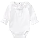 pureborn Baby Girls Boys Bodysuit Super Soft Cotton Romper 0-24 Months