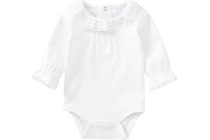 pureborn Baby Girls Boys Bodysuit Super Soft Cotton Romper 0-24 Months