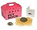 PET ROCK with walking leash (PINK) Silly Gag Gift